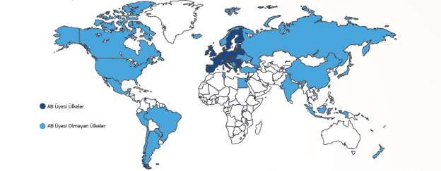 Avrupa İşletmeler Ağı — Dünya Haritası